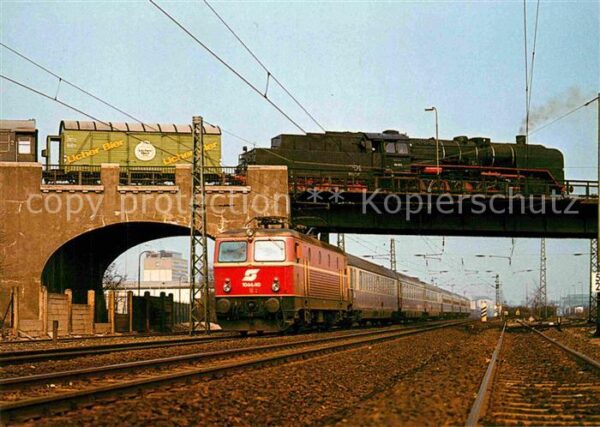 Lokomotive 50685 Zugkreuzung Frankfurt-Ost Lahmeye