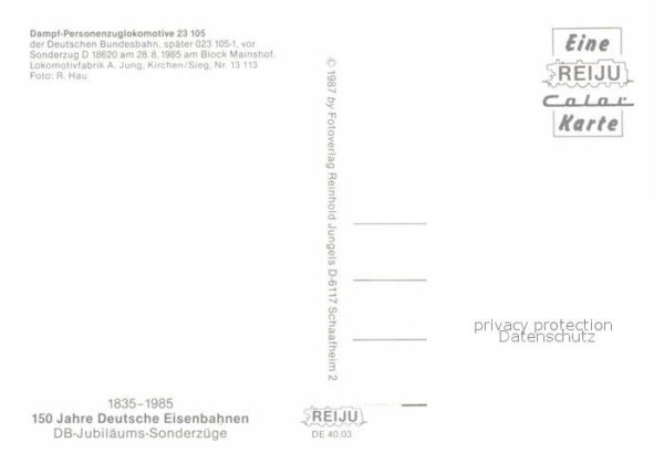 Lokomotive Dampf-Personenzuglokomotive 23105 Deuts – Bild 2