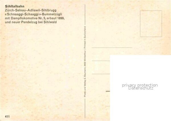 Lokomotive Sihltalbahn Schnaaggi-Schaaggi-Bummelzü – Bild 2