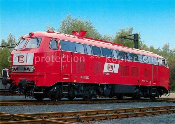 Lokomotive Diesel-Streckenlokomotive 218286-3 Deut