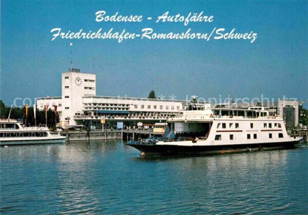 Faehre Ferry Bac Traghetto-- MF Friedrichshafen Bodensee-Autofähre