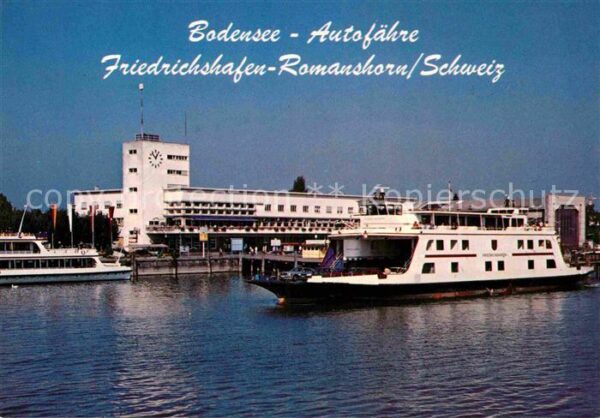 Faehre Ferry Bac Traghetto-- MF Friedrichshafen Bodensee-Autofähre