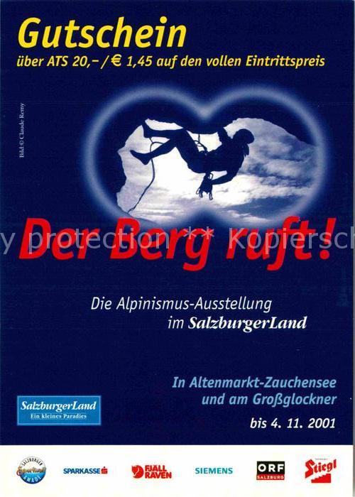 Bergsteigen Klettern Alpinismus-Ausstellung Salzburger Land