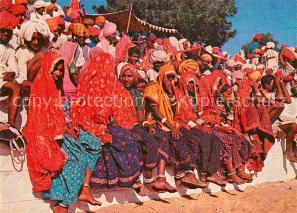 Typen Indien Peasents at a Village Fair India