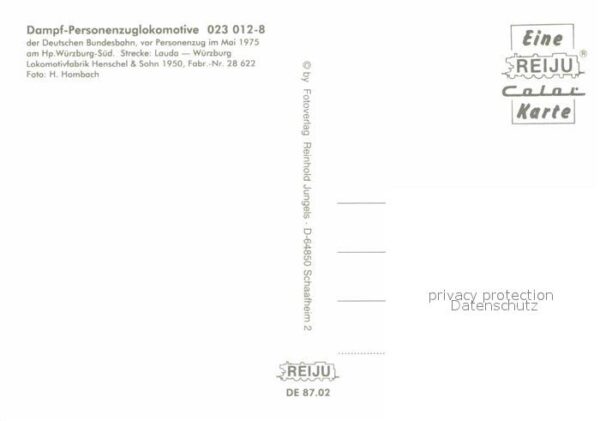 Lokomotive Dampf-Personenzuglokomotive 023 012-8 D – Bild 2
