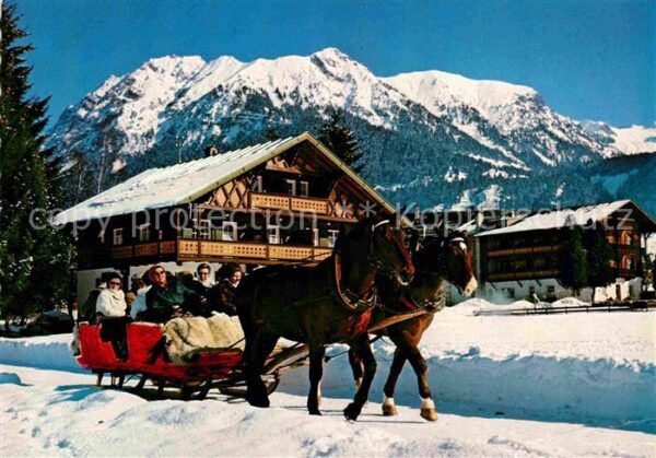 Pferdeschlitten Oberammergau