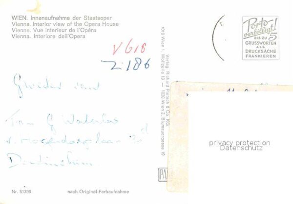 Oper Wien Staatsoper Innenansicht – Bild 2