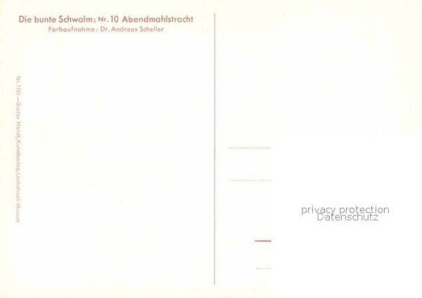 Trachten Hessen Schwalm Abendmahlstracht – Bild 2