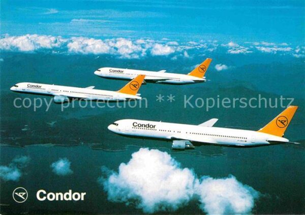 Flugzeuge Zivil Condor Boenig 767 Boeing 757