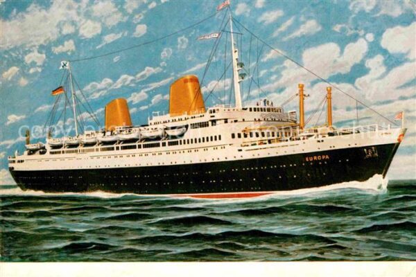 Schiffe Ships Navires MS Europa Norddeutscher Lloyd Bremen