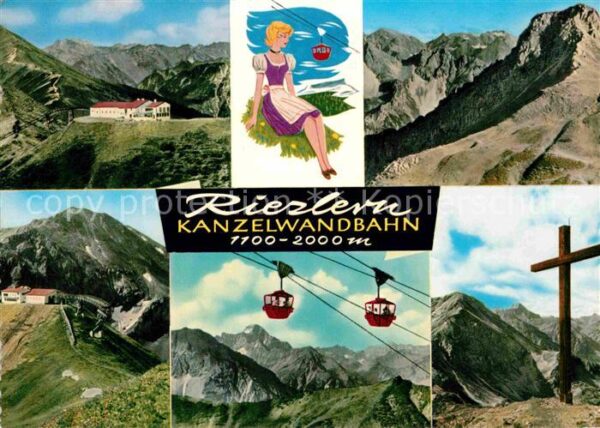 Seilbahn Kanzelwand Riezlern Kleinwalsertal Berg