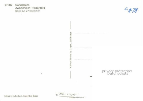 Seilbahn Zweisimmen-Rinderberg – Bild 2