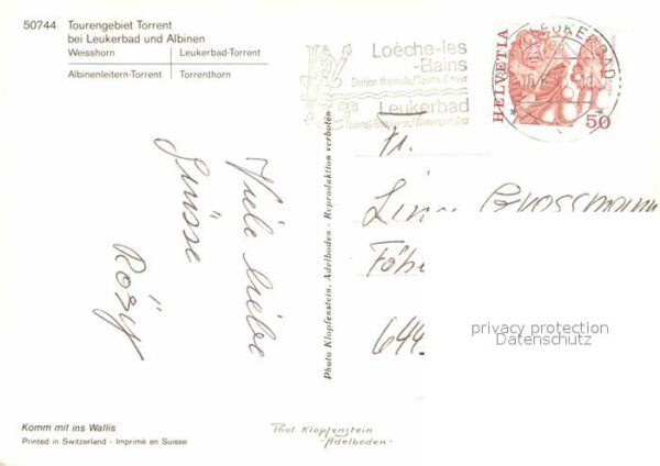 Seilbahn Torrenthorn Leukerbad Albinen Weisshorn – Bild 2