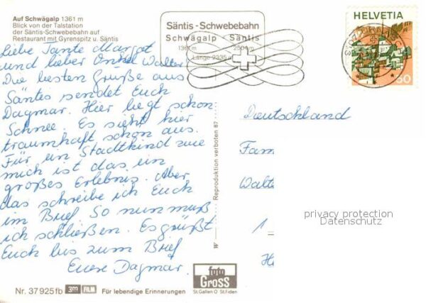 Seilbahn Säntis Schwägalp Talstation Restaurant – Bild 2