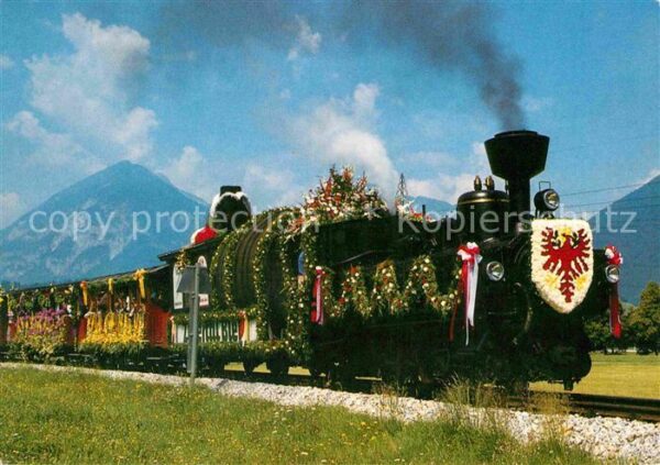 Lokomotive Zillertaler Blumenzug Tirol