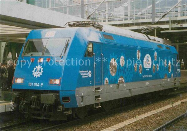 Lokomotive Werbelok 101014-9 DB-AG THW Jubiläumsja