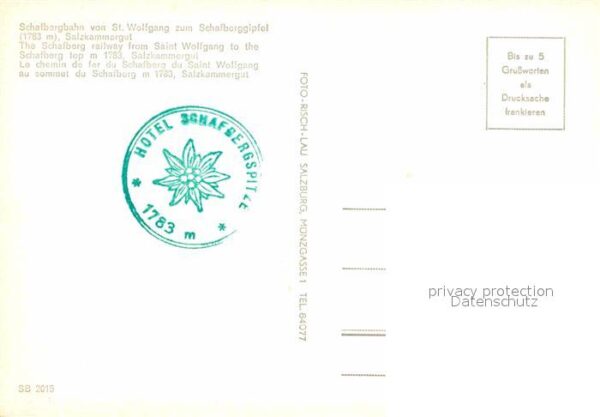 Zahnradbahn Schafbergbahn St. Wolfgang Salzkammergu – Bild 2