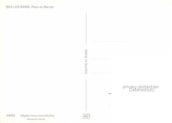 Strassenbahn Bex-les-Bains Place du Marche – Bild 2