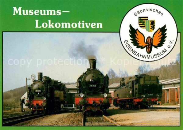 Lokomotive Chemnitz-Hilbersdorf Museumsloks 38205
