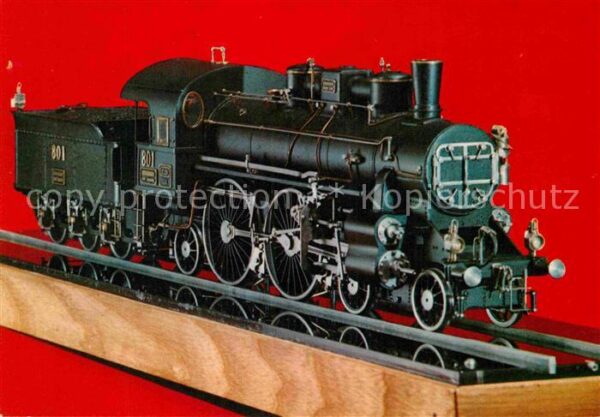 Modellbau-Eisenbahn Schnellzug-Lokomotive 801 MAV 1901 Közl