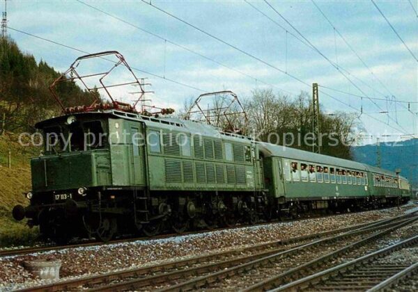 Eisenbahn Elektro-Schnellzuglokomotive 117113-1 D