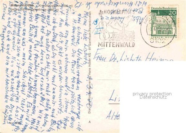 Seilbahn Kranzberg Mittenwald Karwendelgebirge – Bild 2