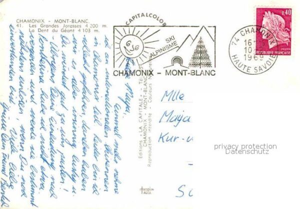 Seilbahn Les Grandes Jorasses Dent du Geant Cham – Bild 2
