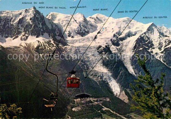 Seilbahn Sessellift Aiguille du Midi Mont Blanc