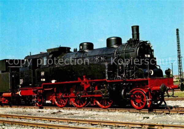 Lokomotive Tenderlokomotive 75 1118 Deutsche Bunde