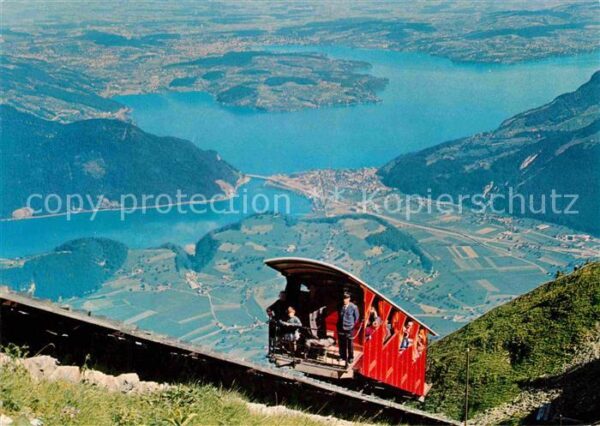Zahnradbahn Stanserhornbahn Vierwaldstättersee Luze