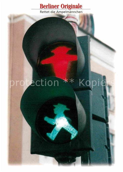 Werbung Reklame Ampel Berlin Ampelmännchen