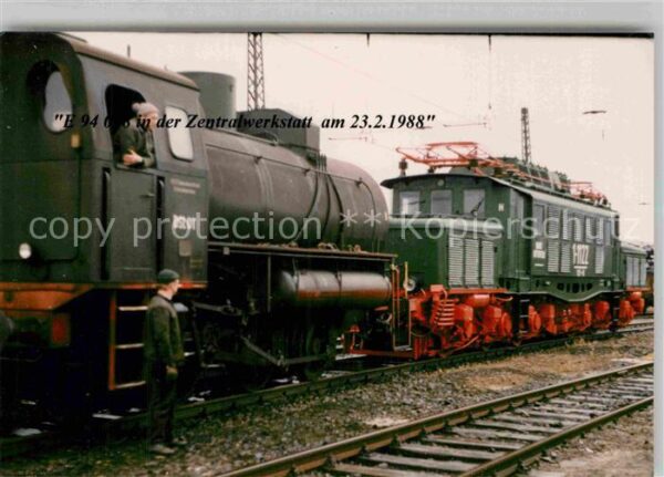 Lokomotive E 94 058 Zentralwerkstatt