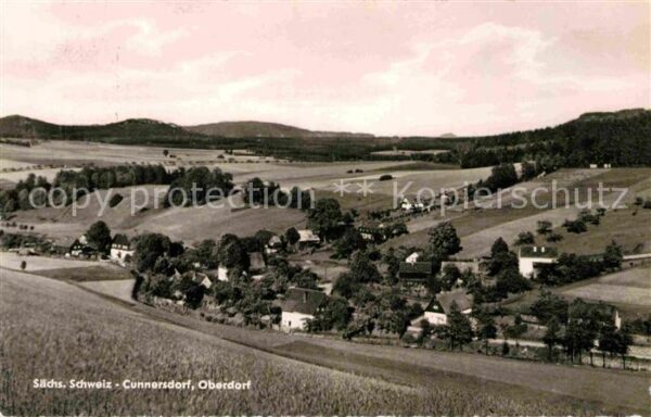 Cunnersdorf Bannewitz Panorama Oberdorf