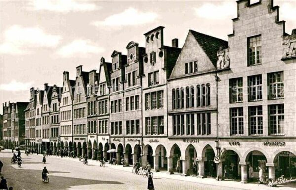 Muenster Westfalen Prinzipalmarkt Giebelhäuser