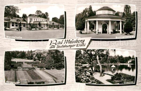 Bad Meinberg Wandelhalle Berggarten Brunnentempel St