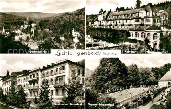 Schlangenbad Taunus Panorama Kurhotel Thermal Schwimmbad Sa