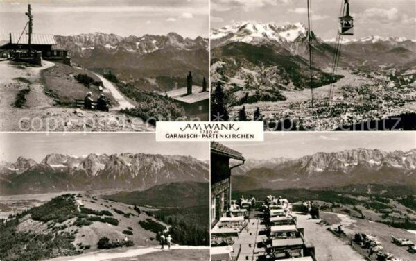 Garmisch-Partenkirchen Am Wank Bergbahn Berggaststätte Terrass