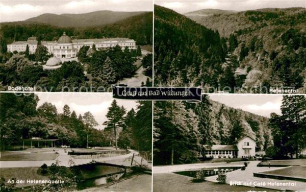 Bad Wildungen Badehotel Helenental Cafe Helenenquelle