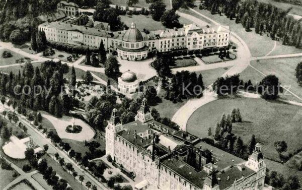 Bad Wildungen Badehotel mit Fürstenhof Fliegeraufnahm