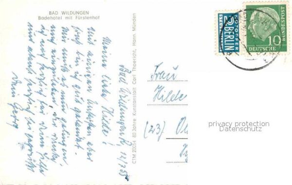 Bad Wildungen Badehotel mit Fürstenhof Fliegeraufnahm – Bild 2