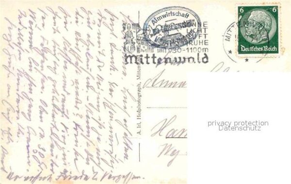 Mittenwald Bayern Almwirtschaft am Gletscherschliff Winte – Bild 2