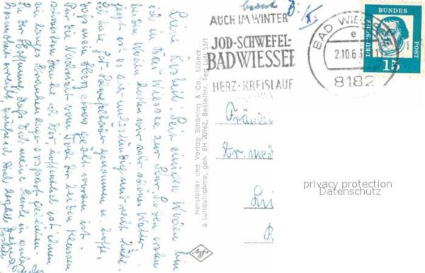 Bad Wiessee mit Cafe Freihaus Fliegeraufnahme – Bild 2