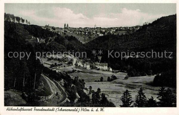 Freudenstadt Panorama Luftkurort im Schwarzwald