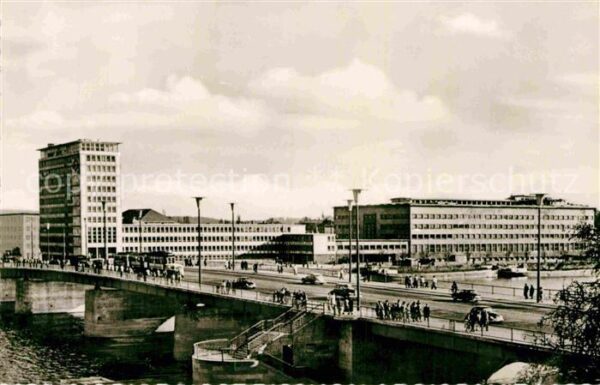 Frankfurt Main Friedensbrücke