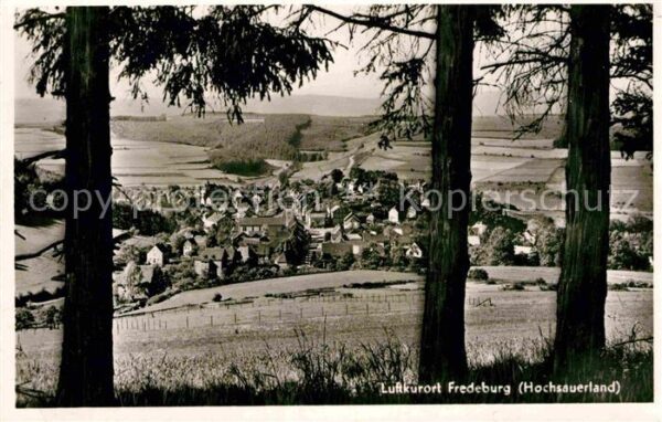 Fredeburg Schmallenberg Panorama Luftkurort Blick vom Waldrand