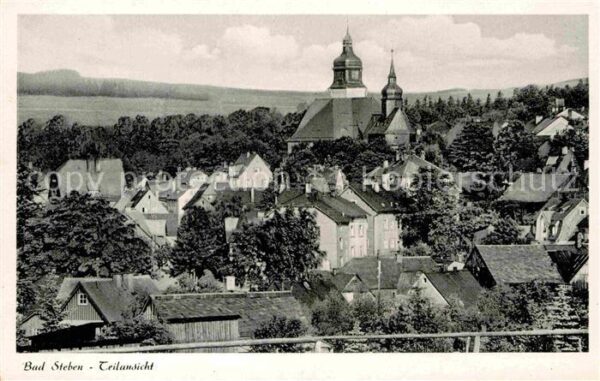 Bad Steben Teilansicht mit Kirche