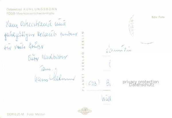 Kuehlungsborn Ostseebad FDGB Meerwasserschwimmhalle – Bild 2