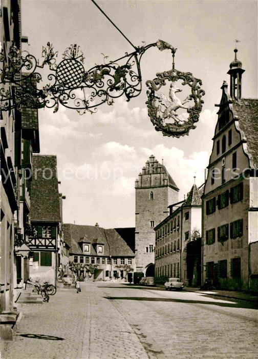 Dinkelsbuehl Greifenschild 1000jährige Stadt