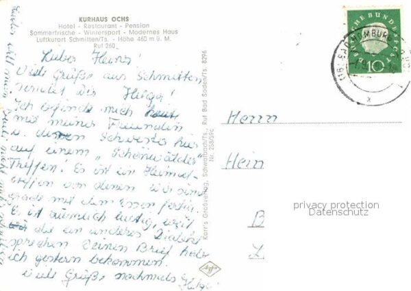 Schmitten Taunus Kurhaus Ochs Hochtaunus Feldberg Turm S – Bild 2