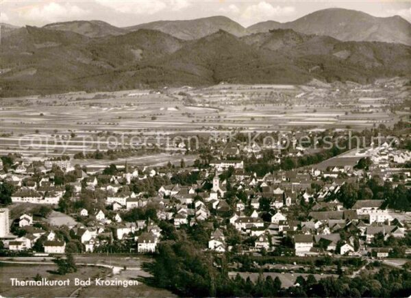 Bad Krozingen Thermalkurort Schwarzwald Fliegeraufnah